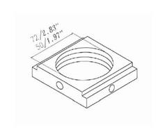 2643-0200-72-00 Hawa  Die Support i&#248;72mm For Maxi-Press